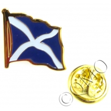 Saltire / Scottish / Scotland Flag Lapel Pin Badge (Metal / Enamel)